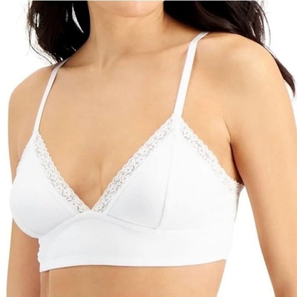 NWT Jenni On Repeat Bright White Bralette